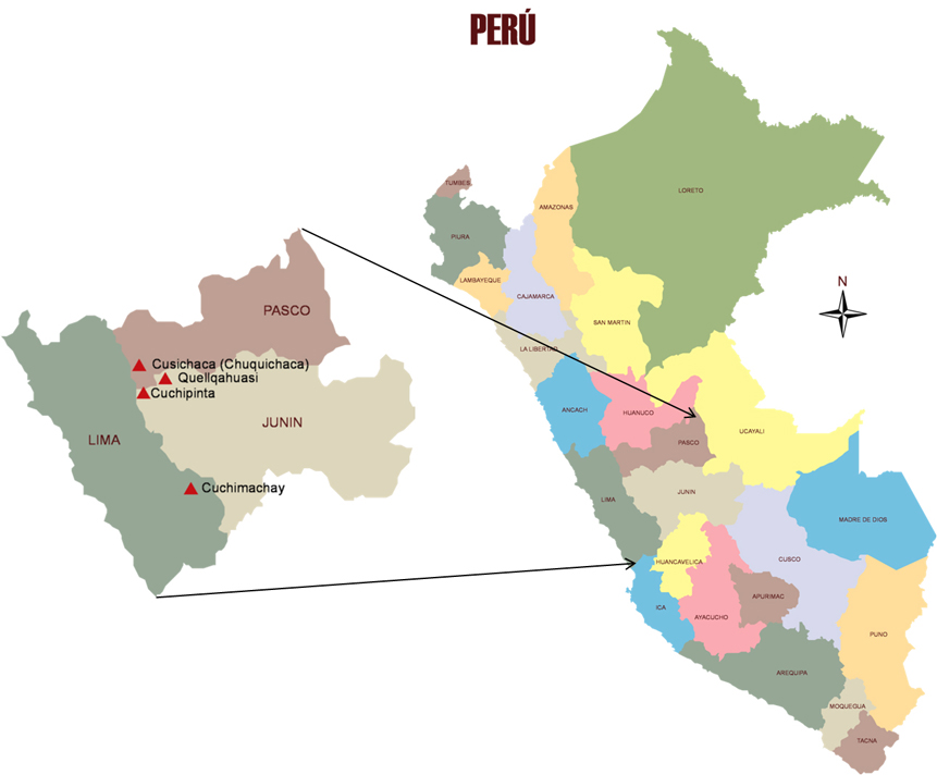 Mapa de San Ramon Chanchamayo